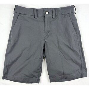 Lululemon Shorts Mens 28 Gray Commission Classic Fit Casual Chino Zip Pockets